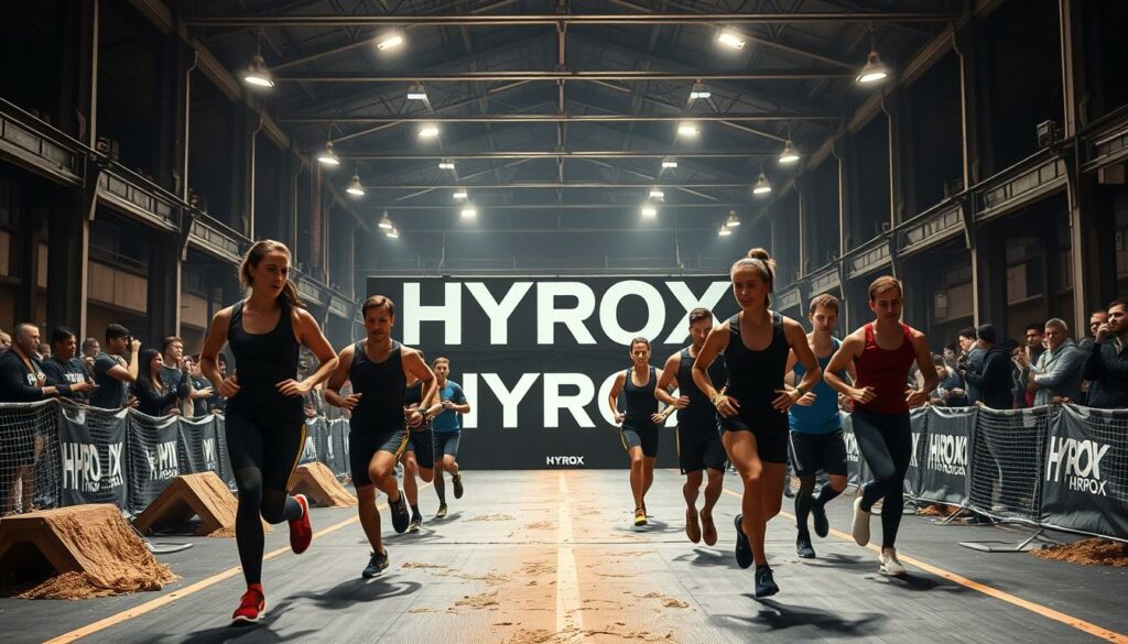 HYROX fitness race format