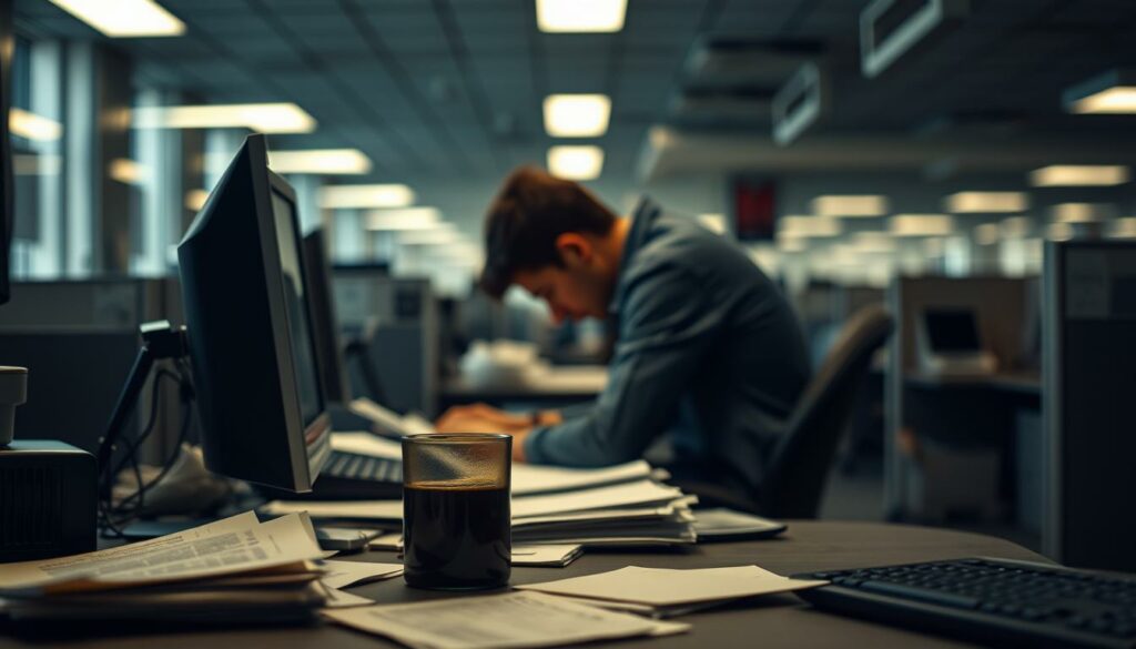 sedentary office routines
